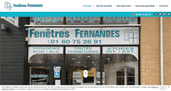 Desktop Screenshot of fenetres-fernandes.com