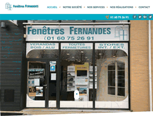 Tablet Screenshot of fenetres-fernandes.com